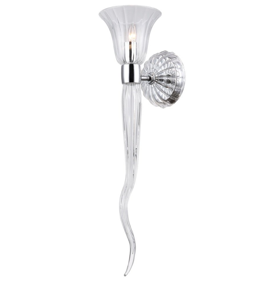 LINDA AP1 CHROME Настенное бра Crystal Lux Linda LINDA AP1 CHROME