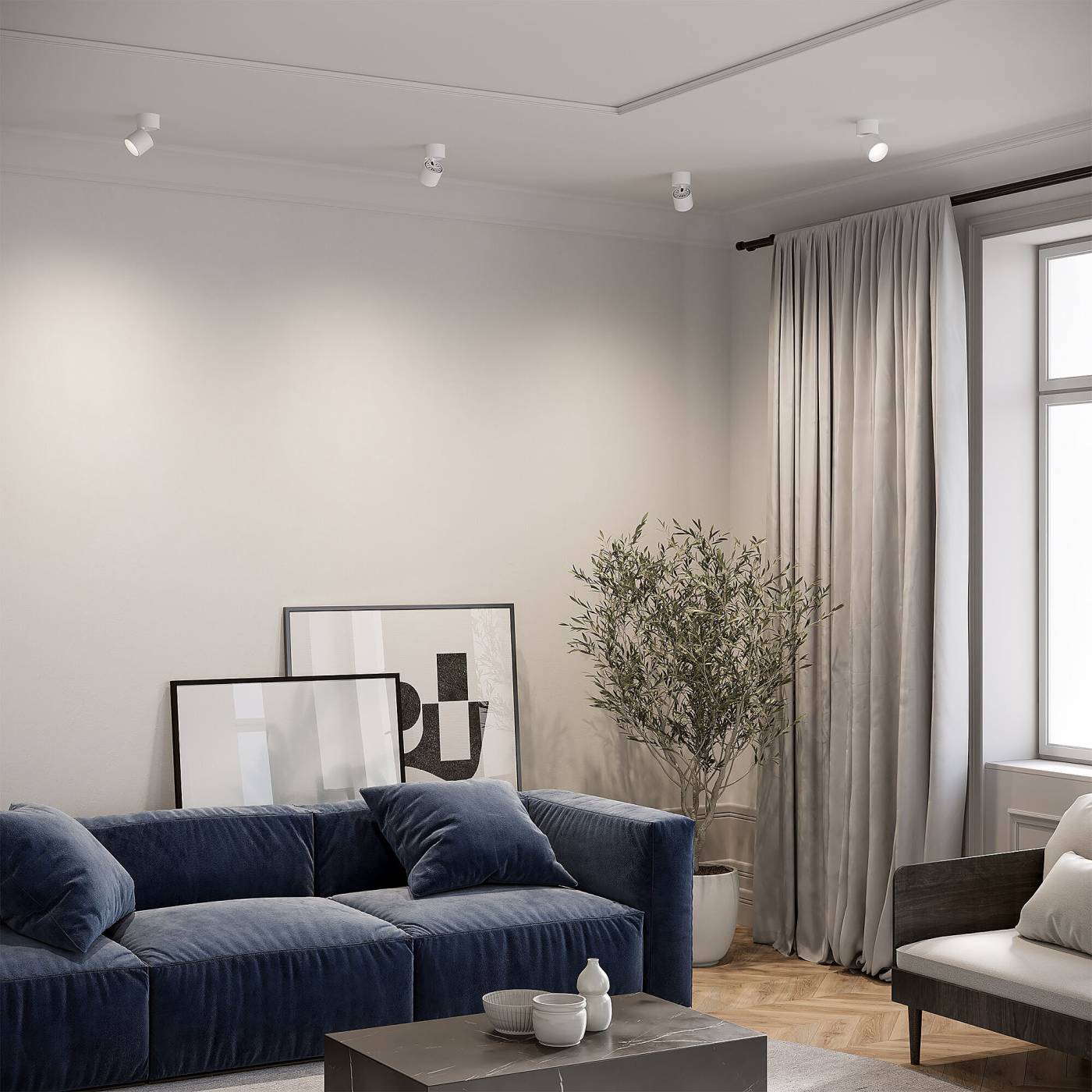 Накладной светильник Elektrostandard Rolly 25112/LED 9W 4000K белый