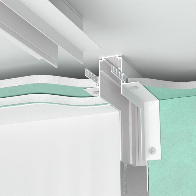 Коннектор для шинопровода Elektrostandard Slim Magnetic Slim Magnetic Коннектор угловой внутренний для встраиваемого шинопровода под ГКЛ 12,5мм (белый) 8521