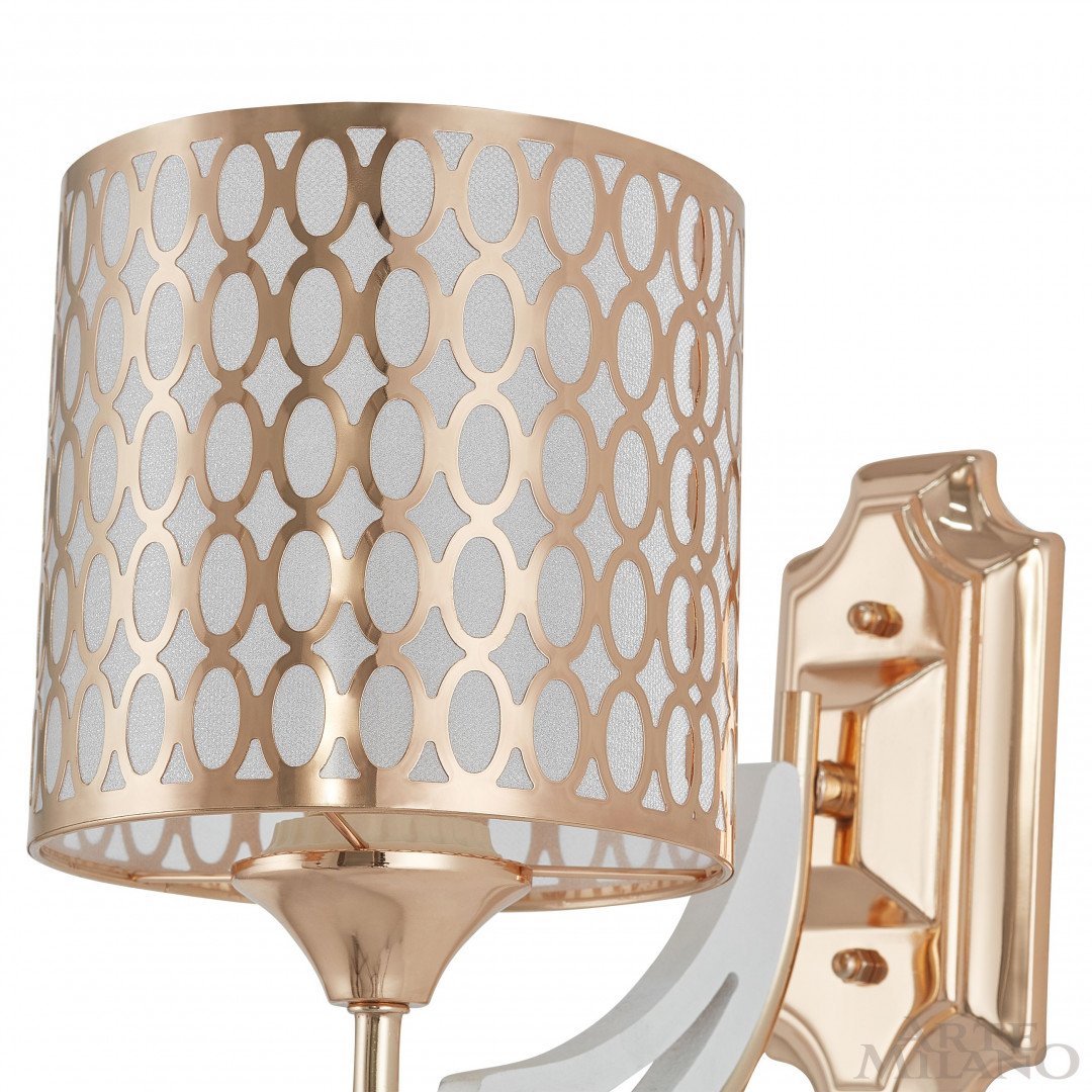 303387/1W Wh/Gd Настенное бра Arte Milano Florentia-3387 303387/1W Wh/Gd