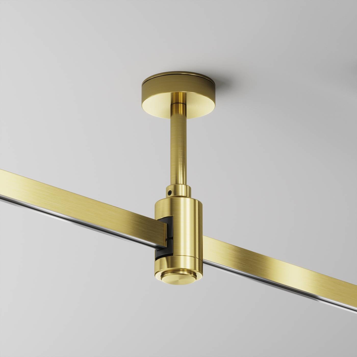 Крепление потолочное Short одинарное 78мм Maytoni Accessories for tracks Flarity TRA156C-S1-BS