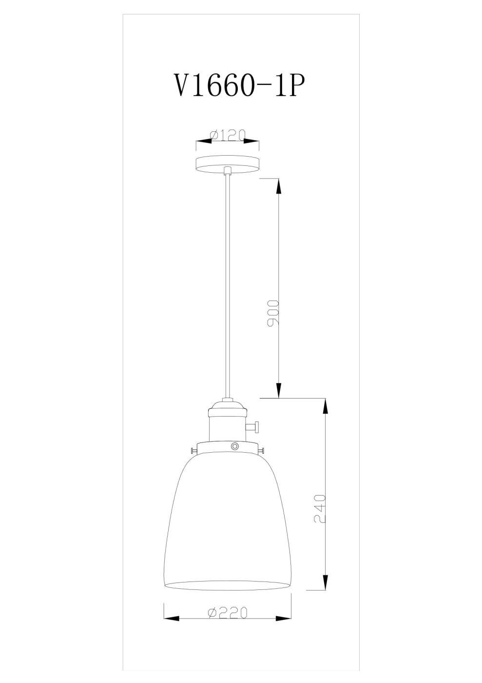 V11518-1P Светильник подвесной Moderli Suvo V11518-1P