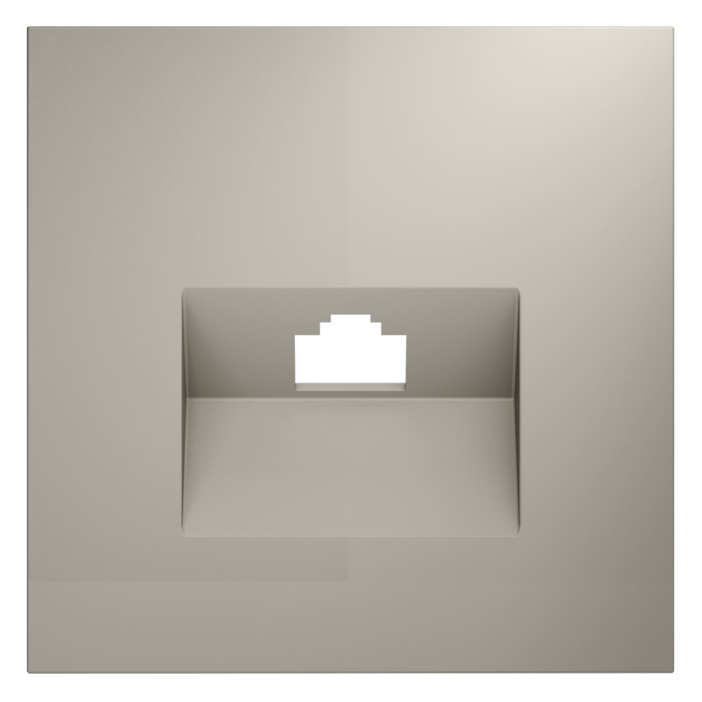 Накладка для розетки компьютерной RJ45 кат.6, S70 (кашемир)