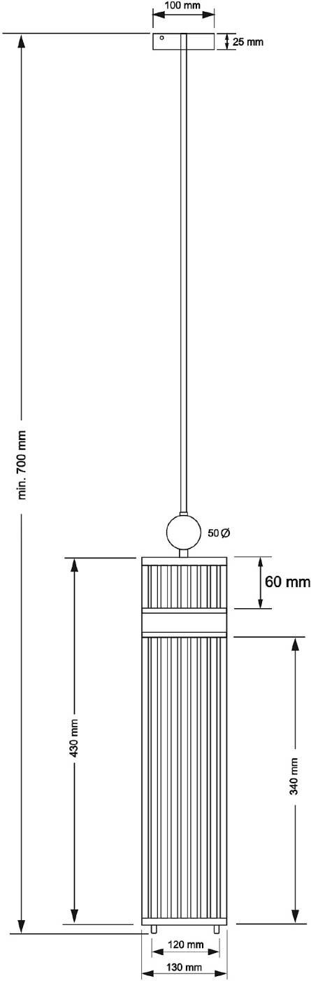 Светильник потолочный Kutek Loretto LOR-ZW-2(Z)120/R