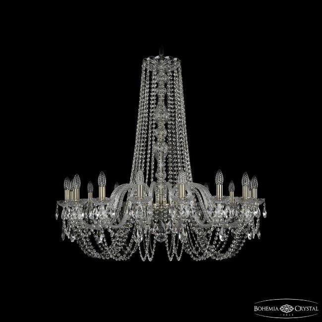 1402/16/360/h-95 Pa Подвесная хрустальная люстра 1402 Bohemia 1402/16/360/h-95 Pa