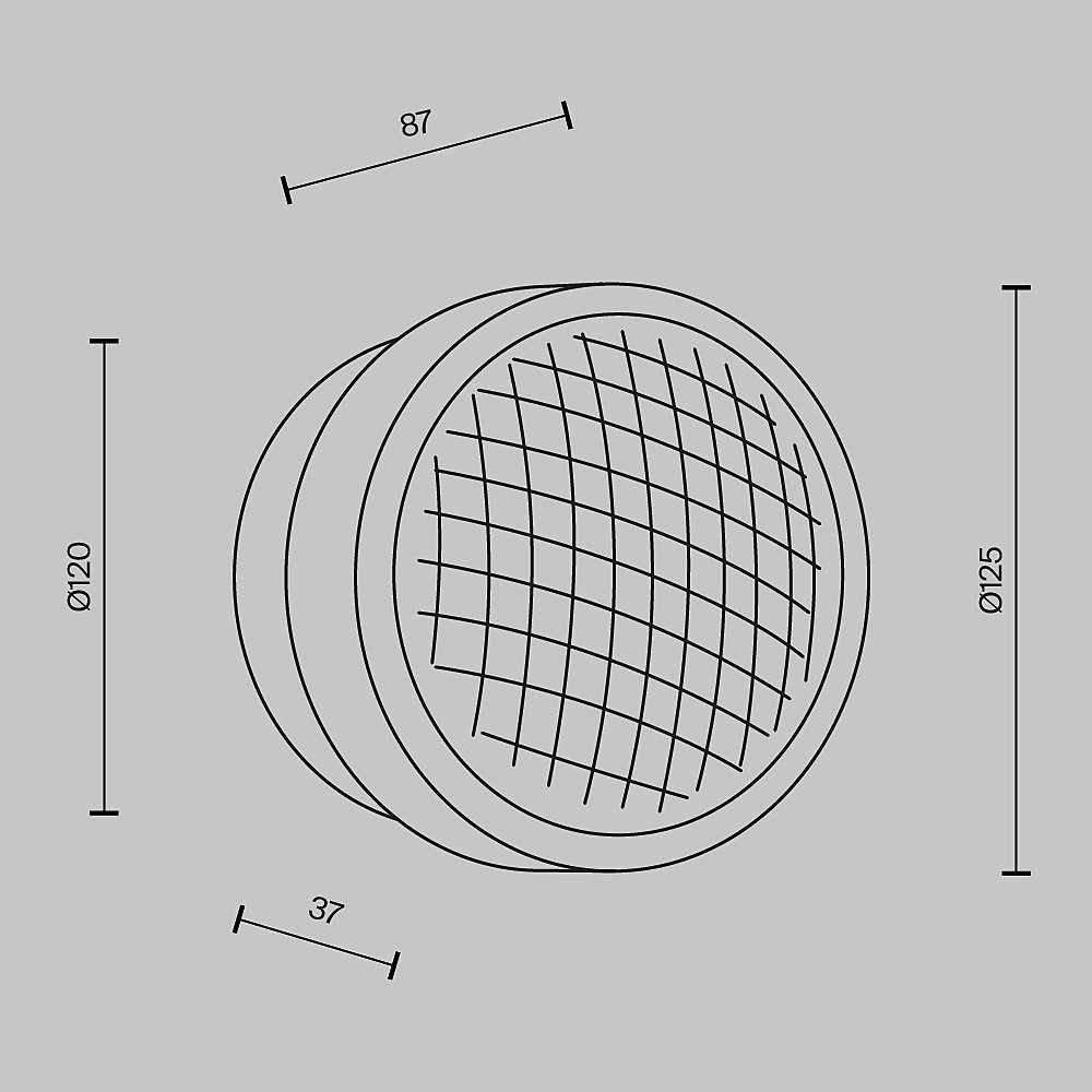 MOD493WL-L6PTK Настенный светильник Maytoni Olo MOD493WL-L6PTK