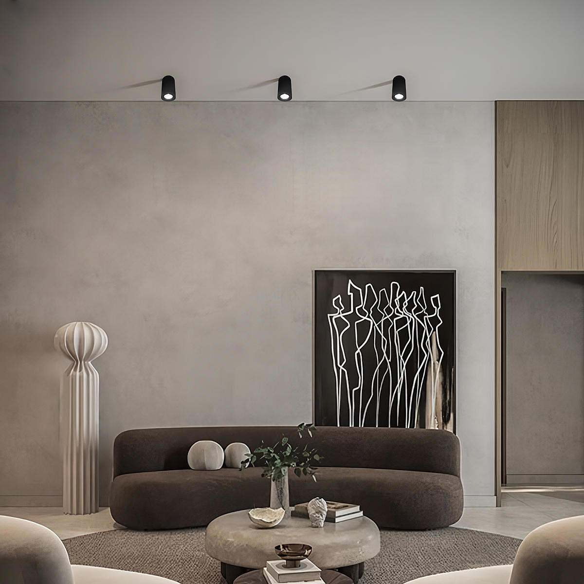 Накладной светильник Loft It Tictac 10220 Black 4000K