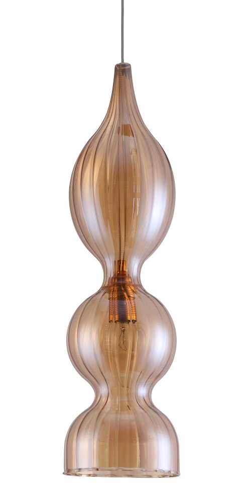 IRIS SP1 B AMBER Светильник подвесной Crystal Lux Iris IRIS SP1 B AMBER
