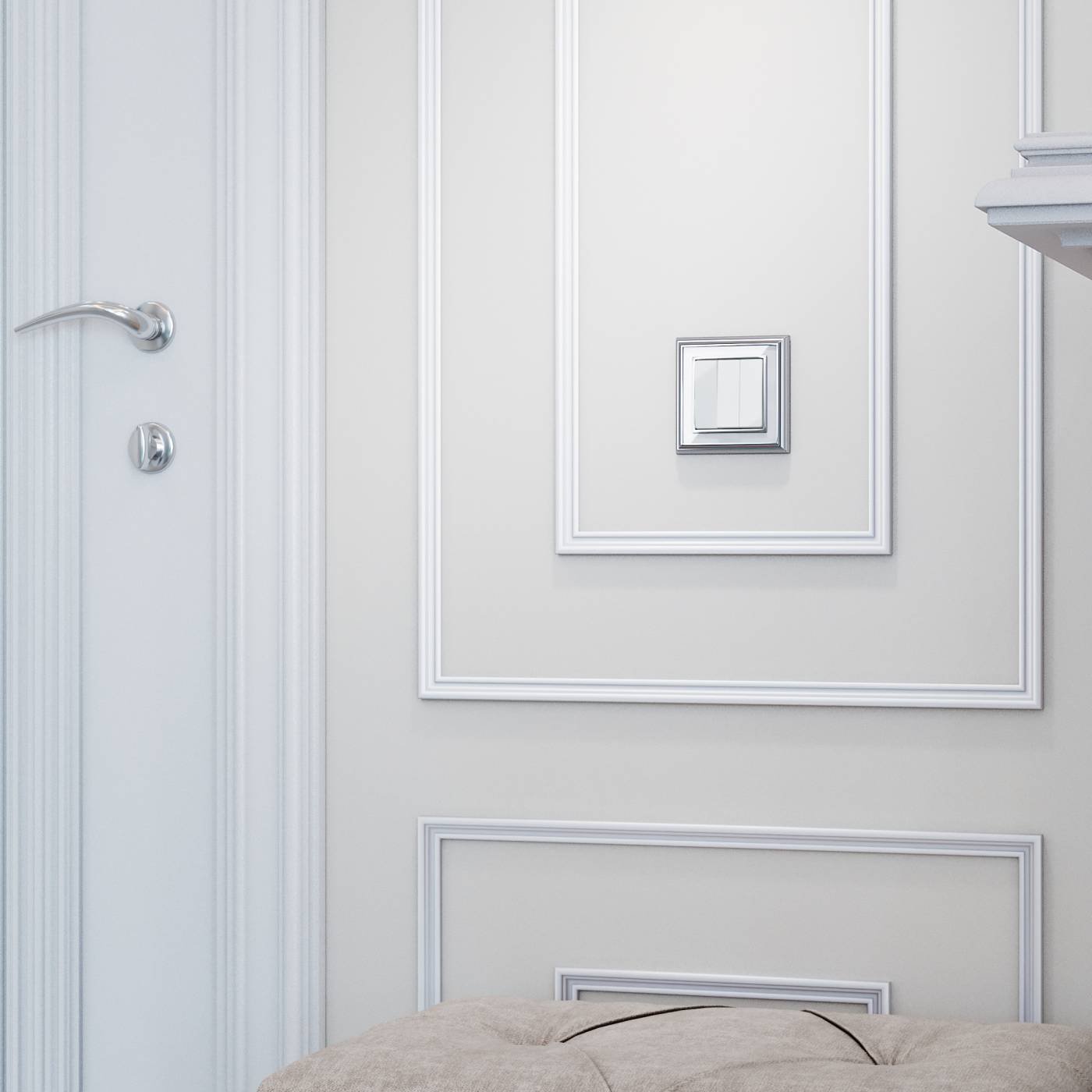 W1130001/ Выключатель трехклавишный (белый) Выключатель Werkel W1130001/ Выключатель трехклавишный (белый)