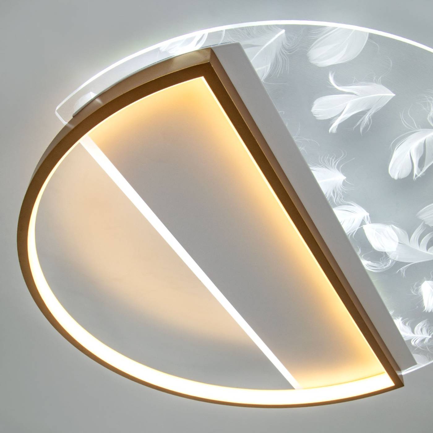 L1043-500 GD Потолочная люстра L LED4U L1043-500 GD