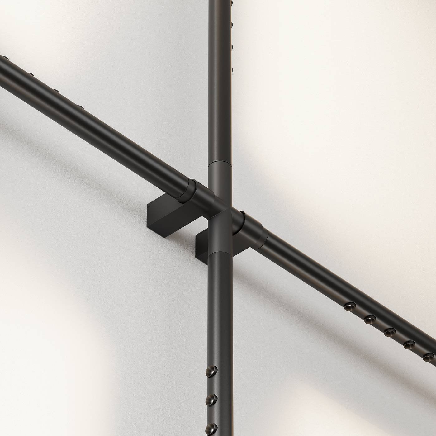 X образный коннектор для штанговой системы Axity Maytoni Accessories for system Axity CA008TX-B