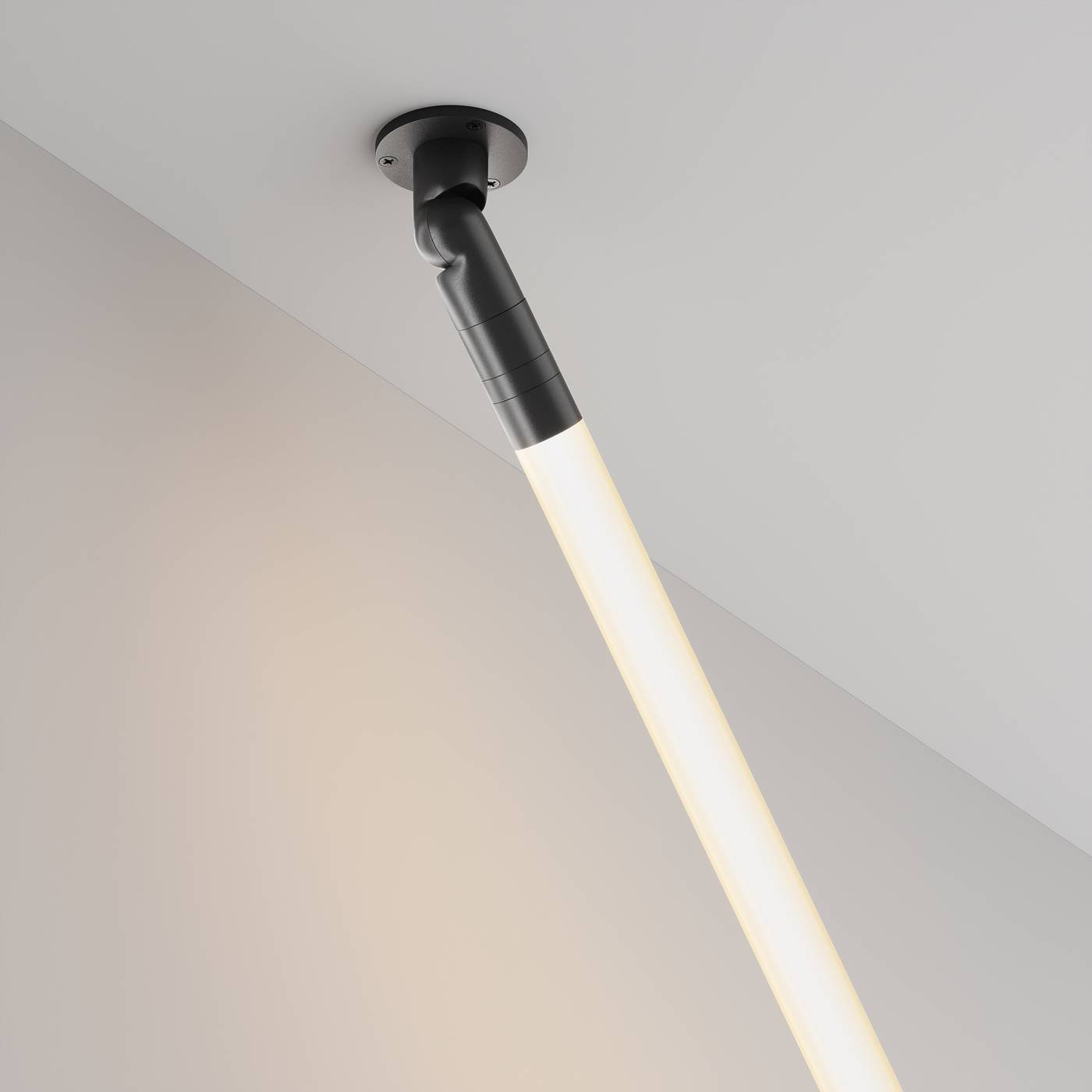 Шарнирное основание для накладного монтажа системы Shelf с вводом питания Maytoni Accessories for system Shelf C027CS-P-B