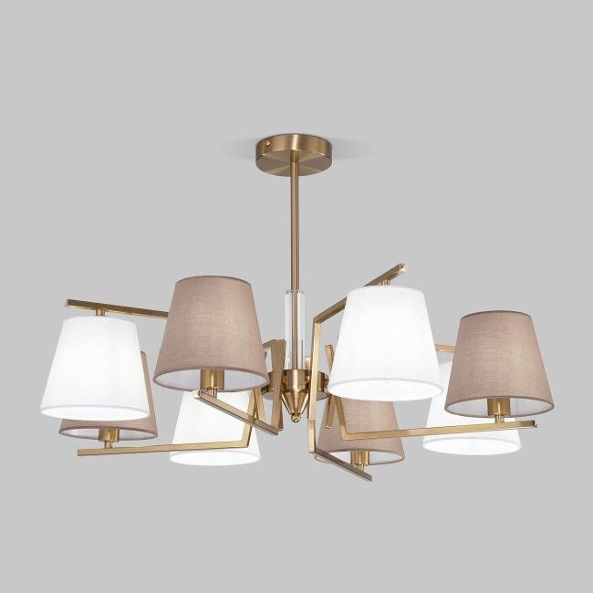 60149/8 латунь Потолочная люстра Eurosvet Ozark 60149/8 латунь