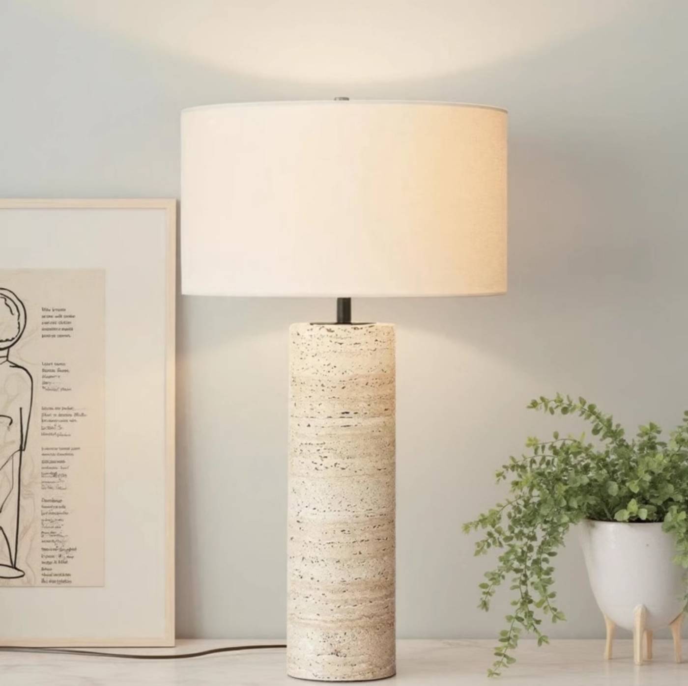 5003T Настольная лампа Delight Collection Stone Table Lamp 5003T