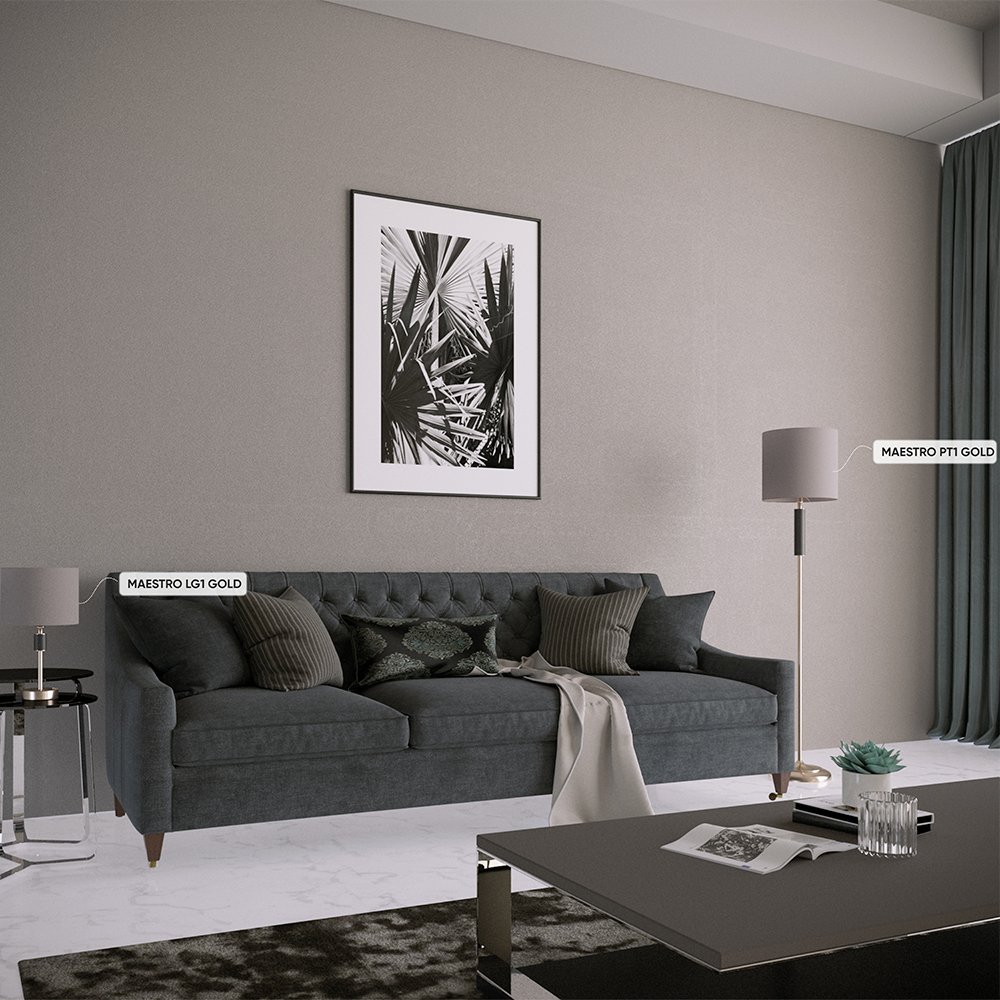 MAESTRO LG1 GOLD Настольная лампа Crystal Lux Maestro MAESTRO LG1 GOLD