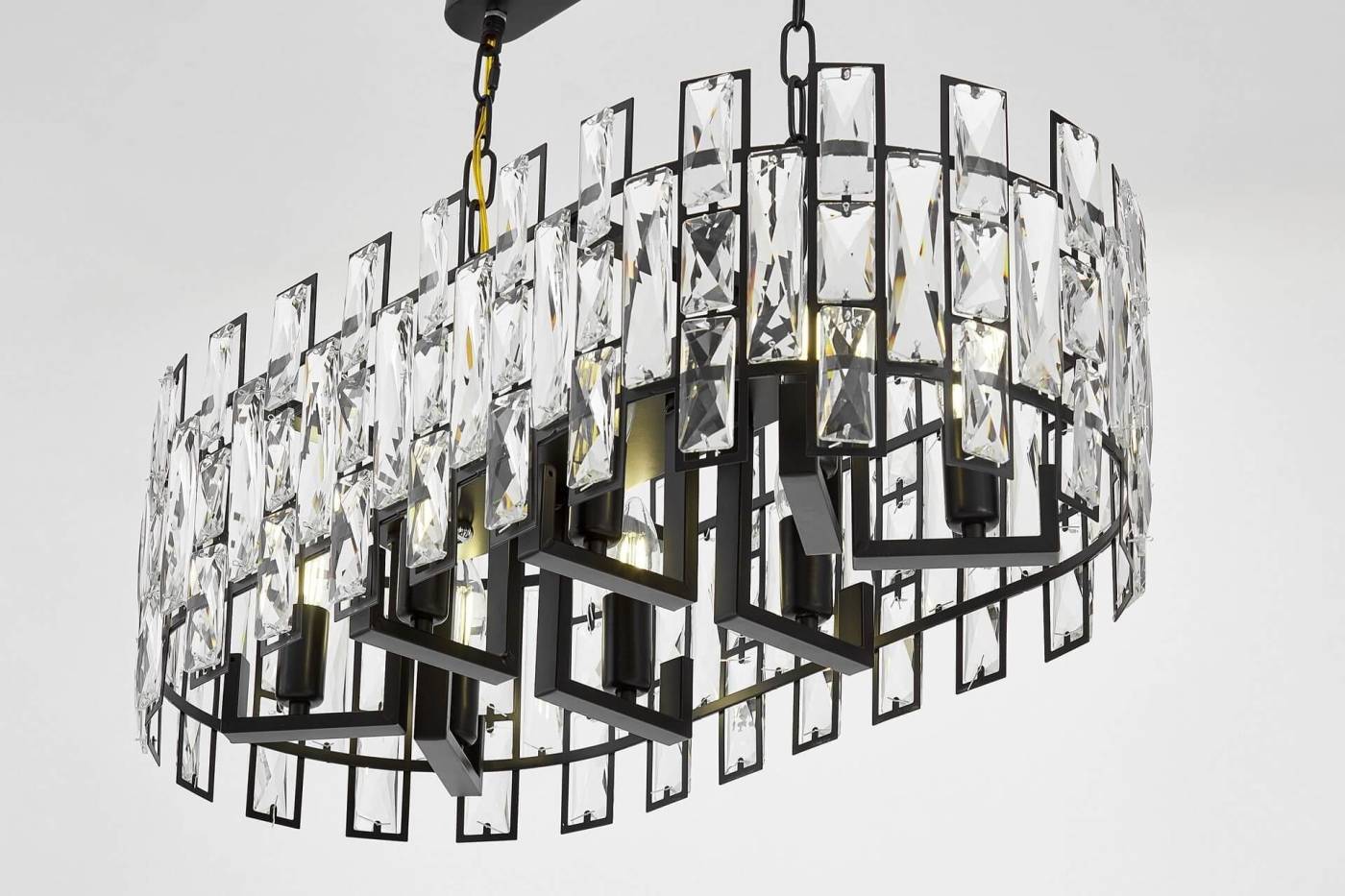 Подвесная люстра Lumina Deco Florina LDP 7041-700-PR BK