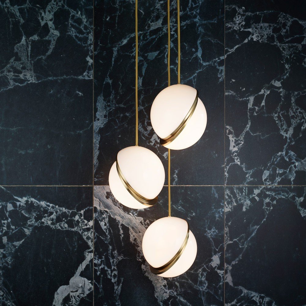Светильник подвесной Delight Collection Crescent 9182P/3S brass
