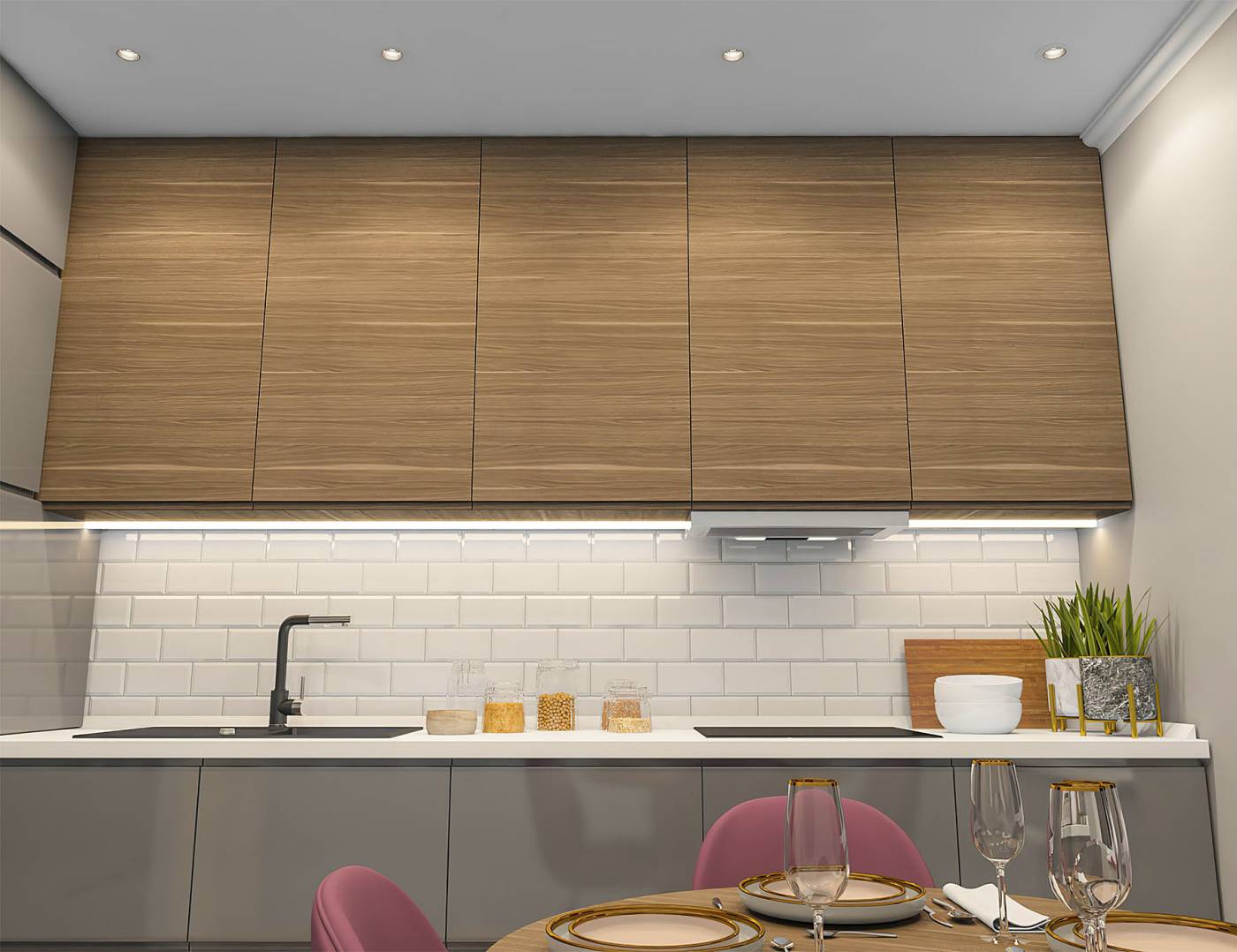 DK3061-WH+CH Встраиваемый светильник Denkirs Dk3020Wc DK3061-WH+CH