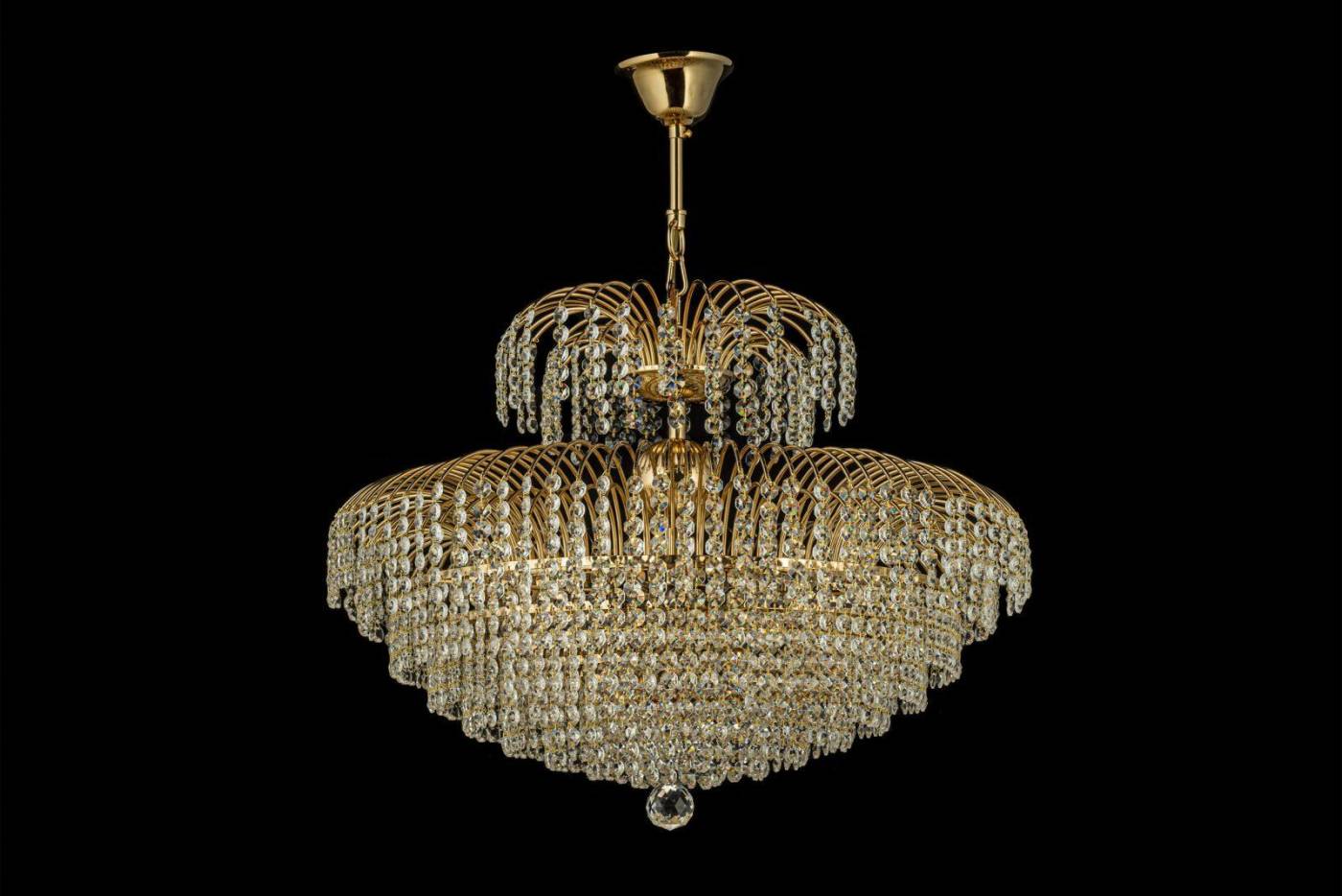 Salentino E 1.5.60.100 G Подвесная хрустальная люстра Salentino Arti Lampadari Salentino E 1.5.60.100 G