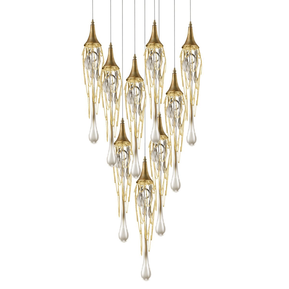 P68009L-9G gold Светильник подвесной Delight Collection Goddess Tears P68009L-9G gold