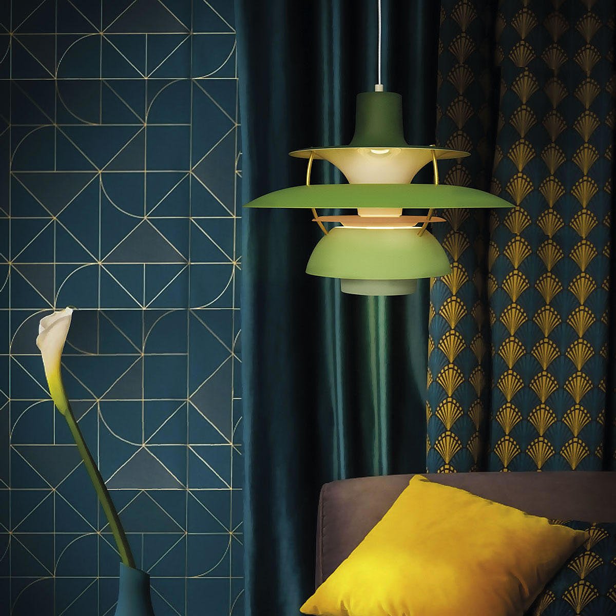 Светильник подвесной Loft It Floret 10113 Green