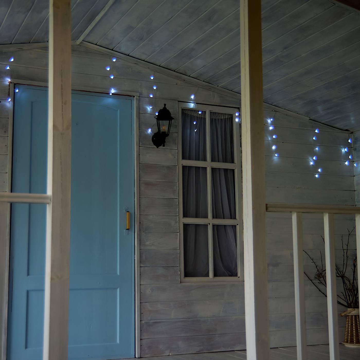 ULD-B6006-080/STK WHITE IP44 Бахрома светодиодная со статическим свечением, 6м Uniel ULD-B6006-080/STK WHITE IP44