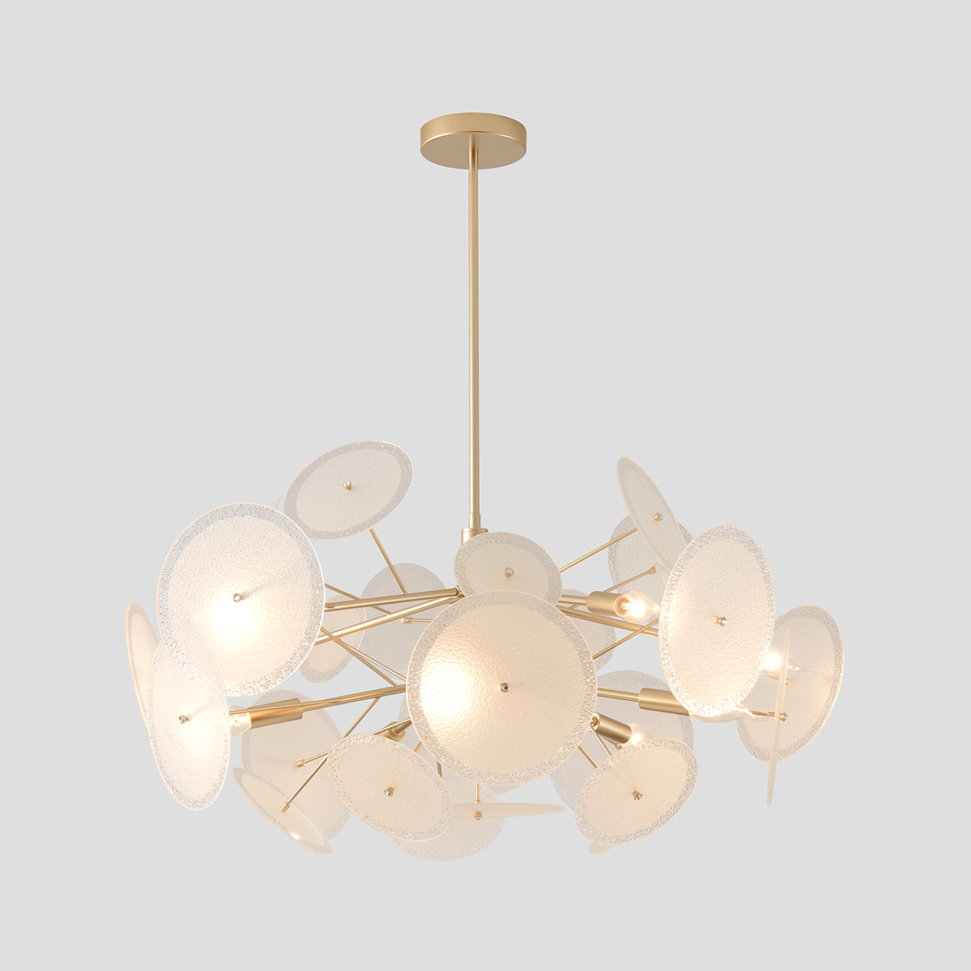 Люстра на штанге Crystal Lux Dandelion DANDELION SP10 GOLD