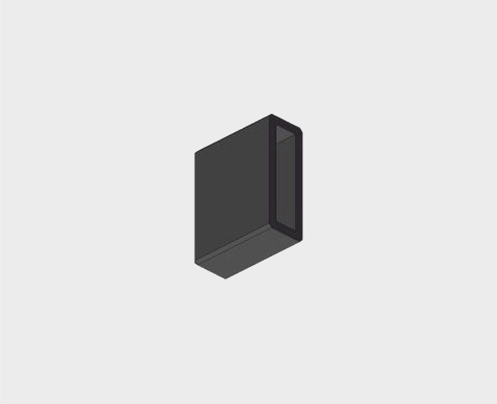 IT010-4014 black Заглушки (комплект 2шт) к системе FANTOM Italline IT010-4014 black