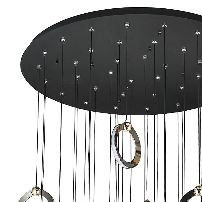 Люстра каскадная Lumien Hall Livin LH8028/36P-BK-PBK-SGD