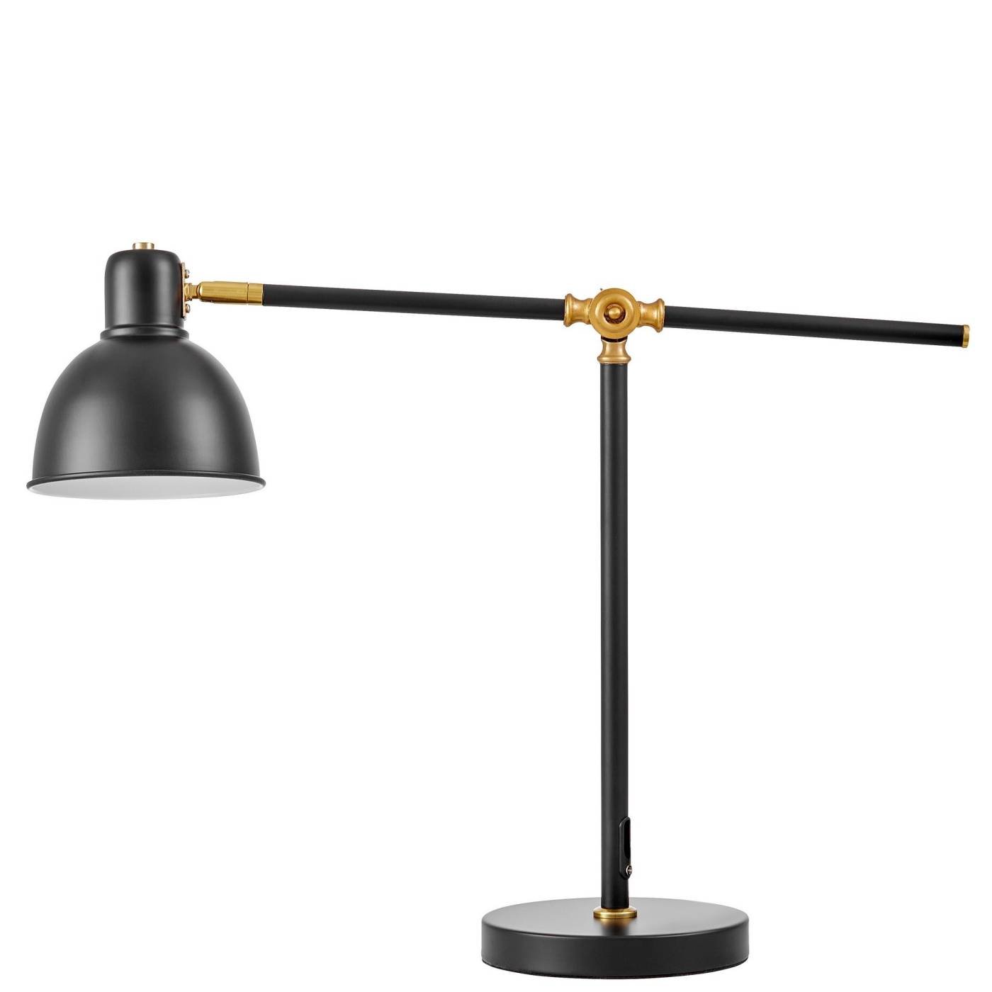 Настольная лампа Lumina Deco Zula LDT 7736-1 BK+MD