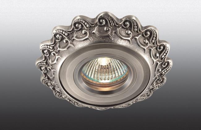 Встраиваемый светильник с узорами Vintage 369931 Novotech