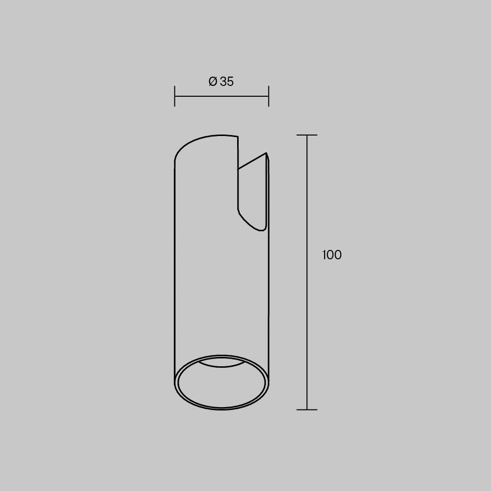 TR235-1-5W3K-B Трековый светильник Technical TR235-1-5W3K-B