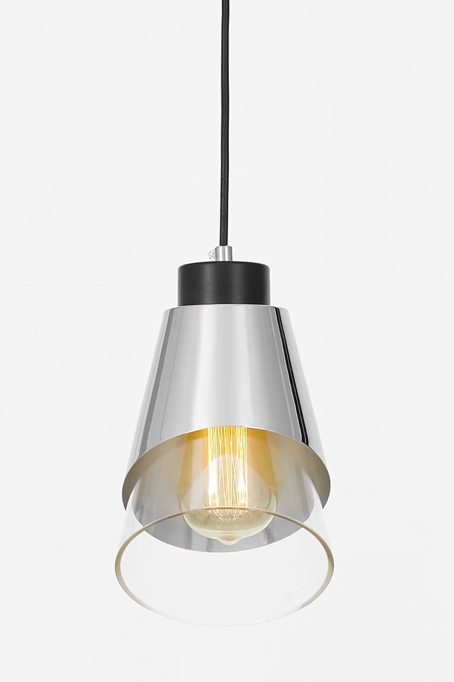 Светильник подвесной Lumina Deco LDP 7013-1 CHR+PR
