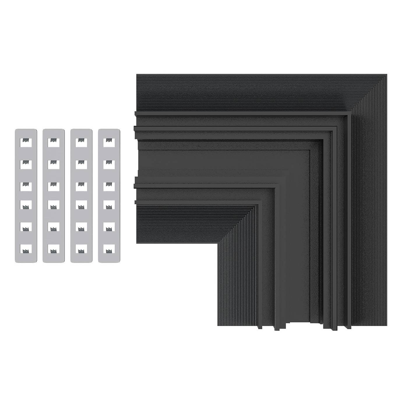 ST1007.429.12 Угол-соединитель для встраиваемого магнитного шинопровода под ГКЛ 12мм ST Luce Skyline 48+ ST1007.429.12