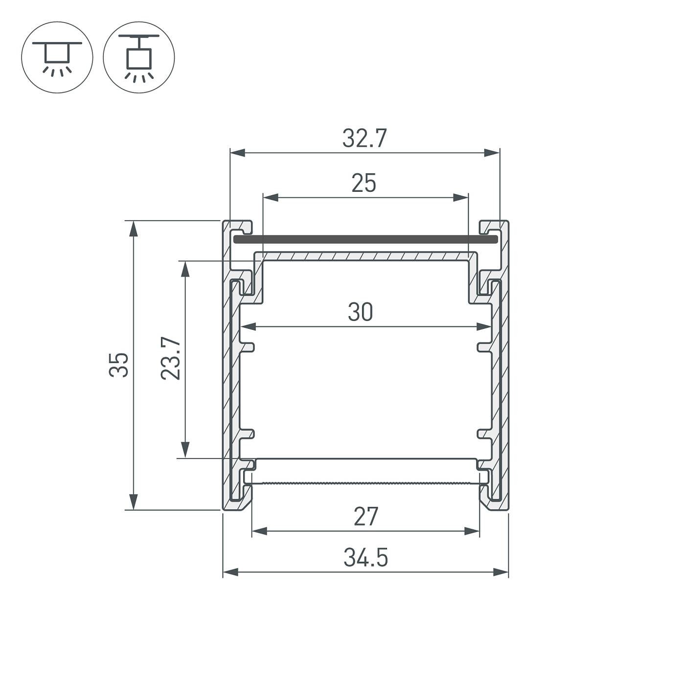 Профиль Arlight Bent-Side 055738