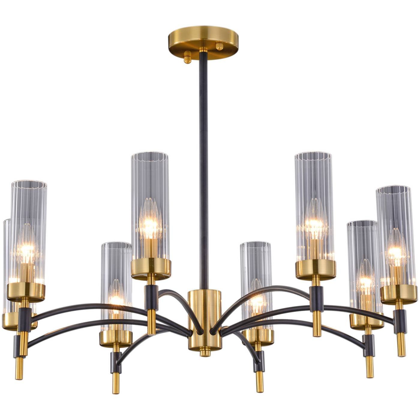 Потолочная люстра ILLUMICO IL5177-8PLS-29 BRASS TUBO