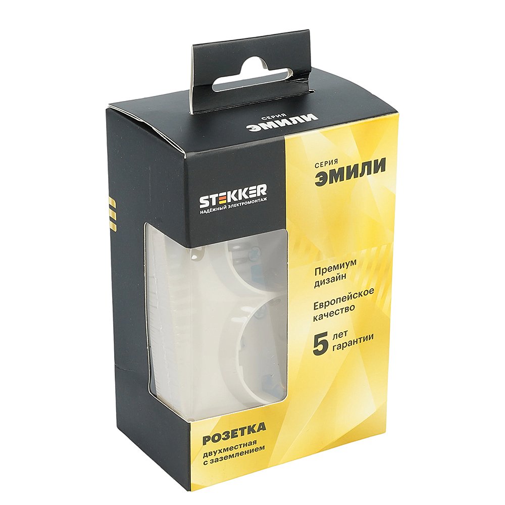 Розетка Stekker Эмили 49908