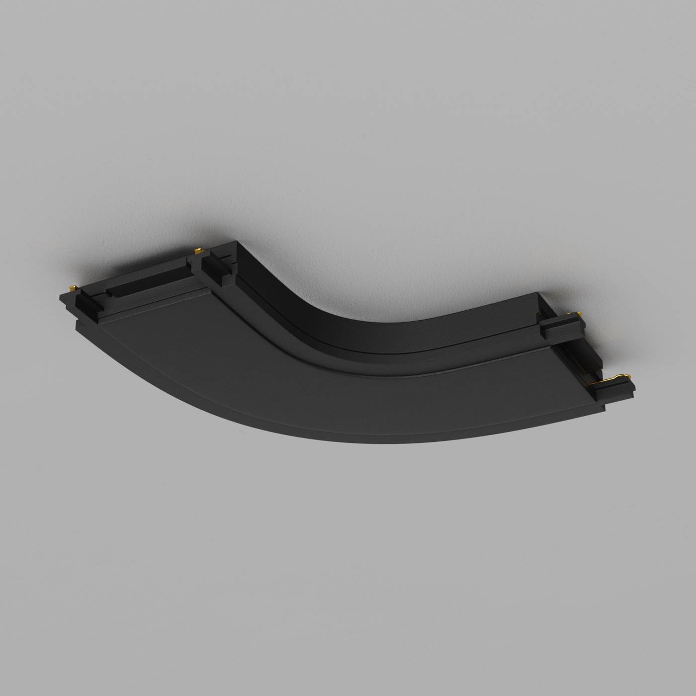 Коннектор питания полукруглый Maytoni Accessories for tracks Radity TRA084CR-11B