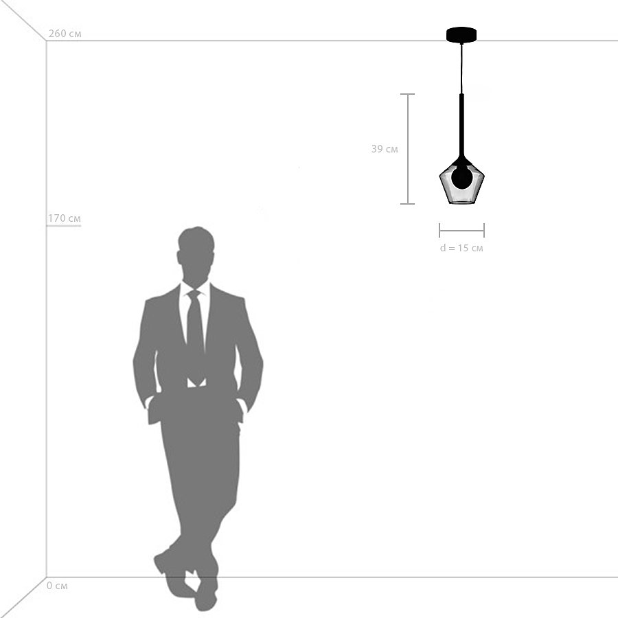 801201 Светильник подвесной Lightstar Vetro 801201