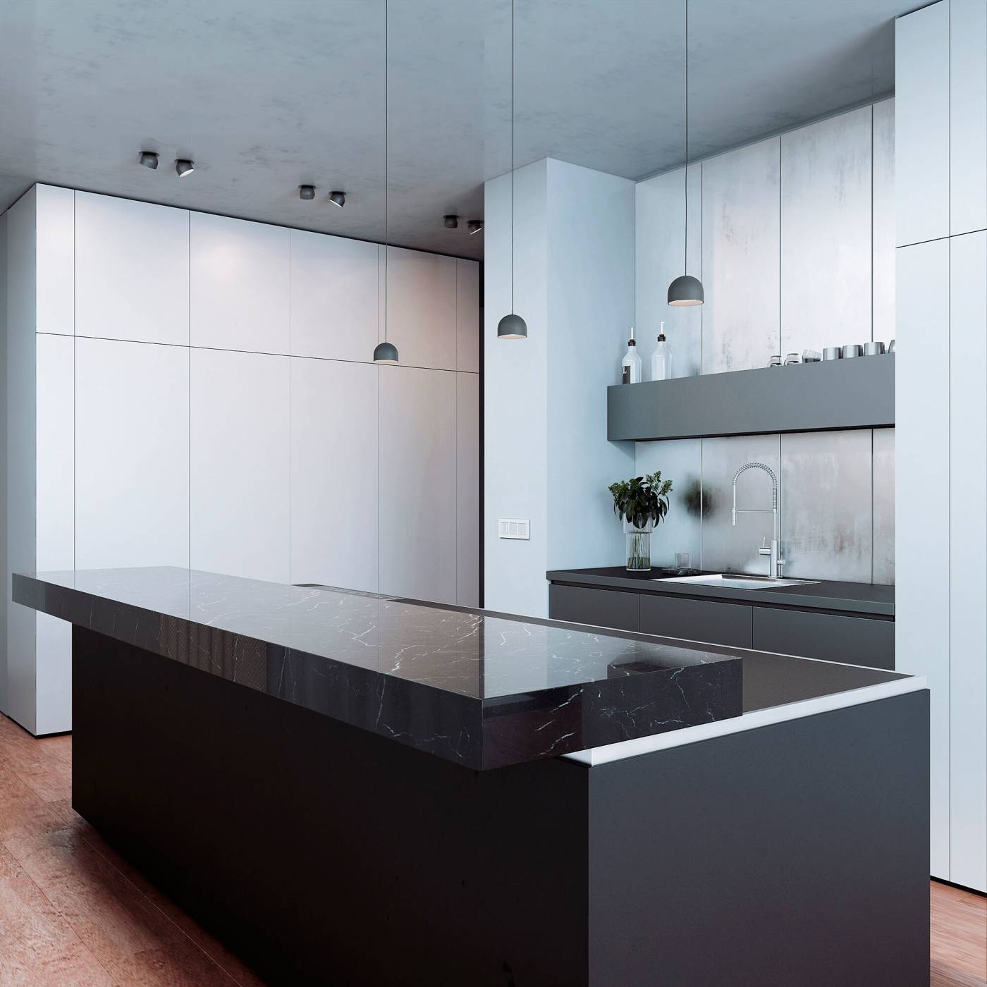 Встраиваемый светильник Elektrostandard Uno 25092/LED 8W 4000K графит