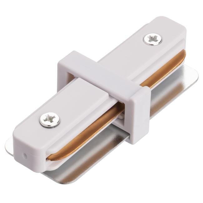 IL.0010.0040 Соединитель I - однофазной шины 220V Белый IMEX Трек 1 Wh IL.0010.0040