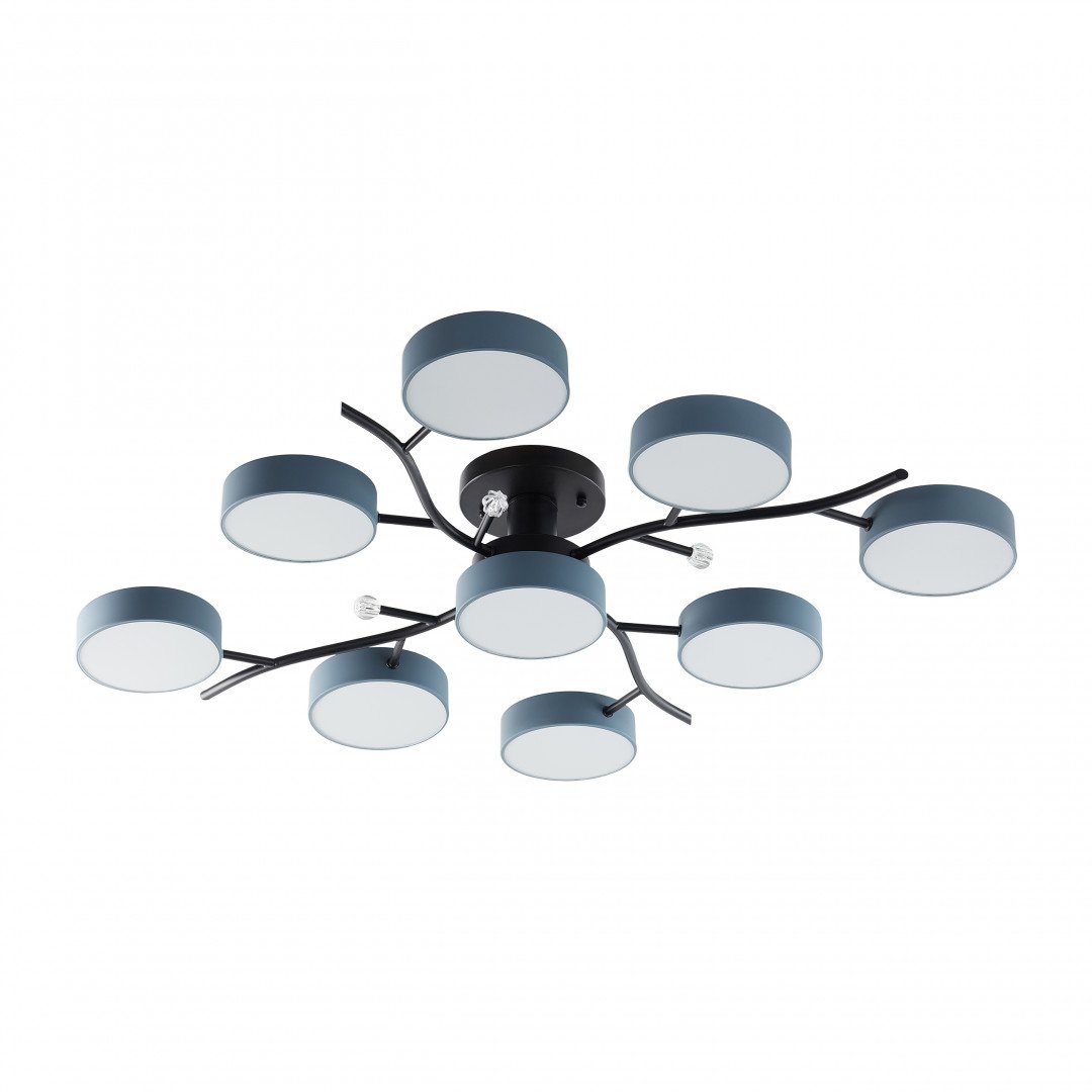 Потолочная люстра Arte Milano Ferrara 256606/8+1 Bk/Gr
