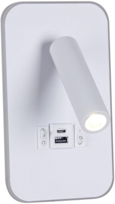 Настенный светильник 86204-9.2-001KT LED12W+USB WT Настенный светильник 86204-9.2-001KT LED12W+USB WT