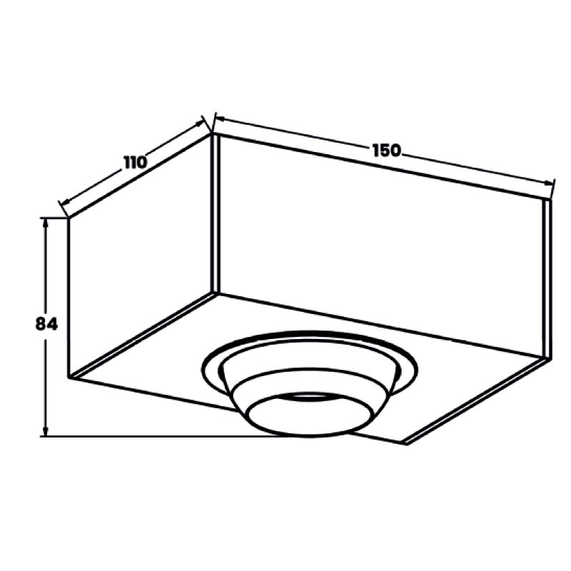 ACGU10-140 Накладной светильник Zumaline Mac Sl ACGU10-140