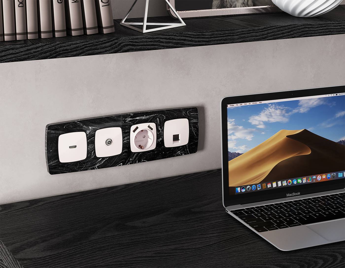 MO212005 Розетка Ambrella Volt OMEGA MO212005