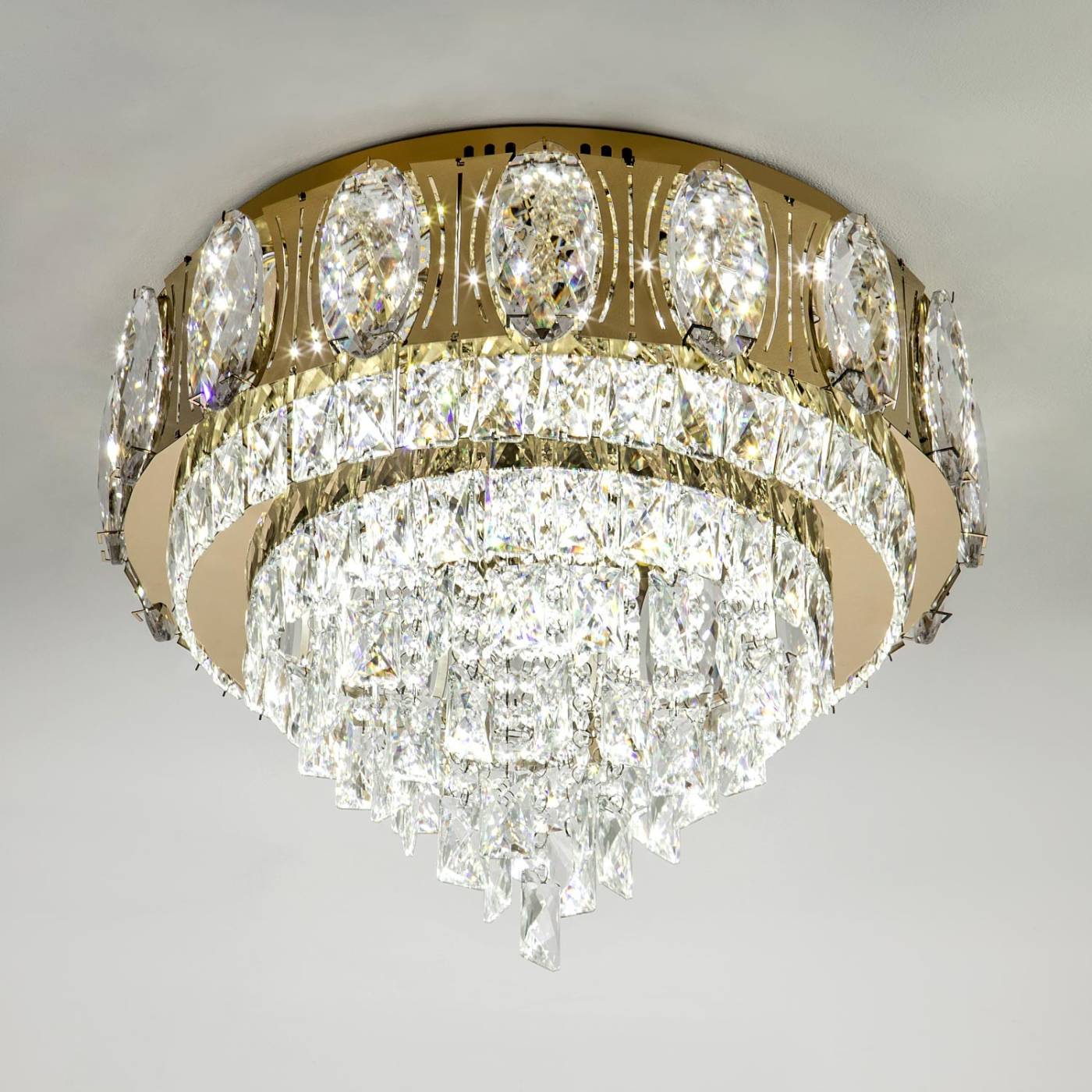 L9438-500 GD с УД Потолочная люстра L LED4U L9438-500 GD с УД