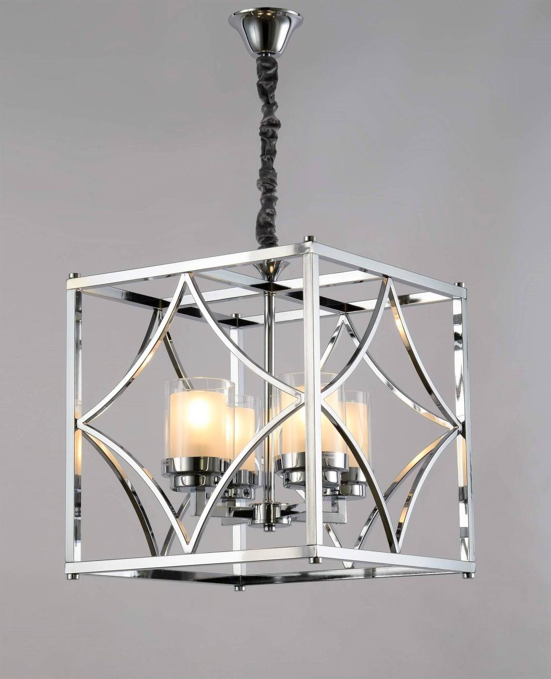 Подвесная люстра Lumina Deco Quadrato LDP 1223-4 CHR
