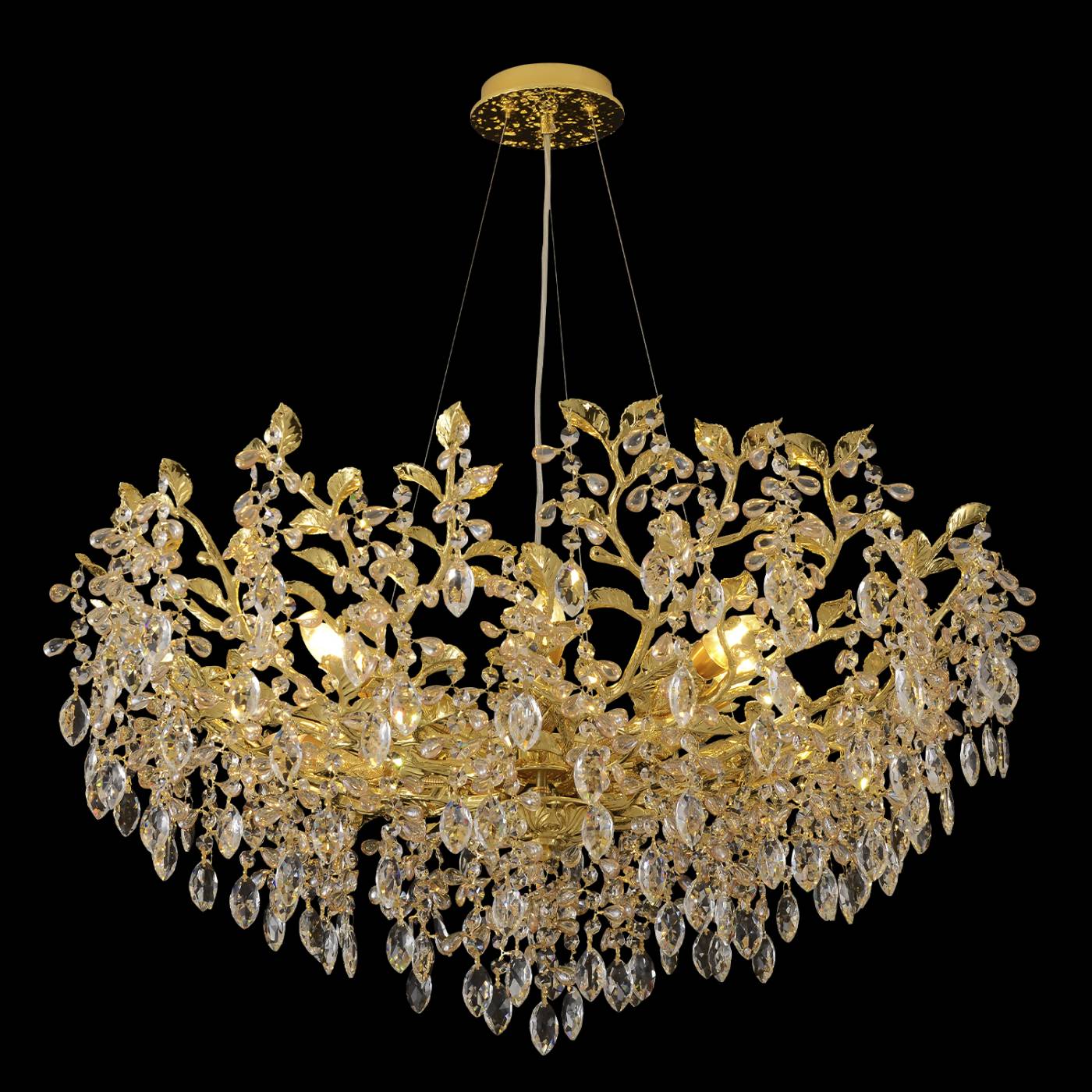 Подвесная люстра Crystal Lux Eden EDEN SP10 GOLD