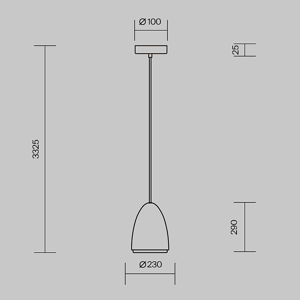 Светильник подвесной Maytoni Pilastro MOD430PL-01CM