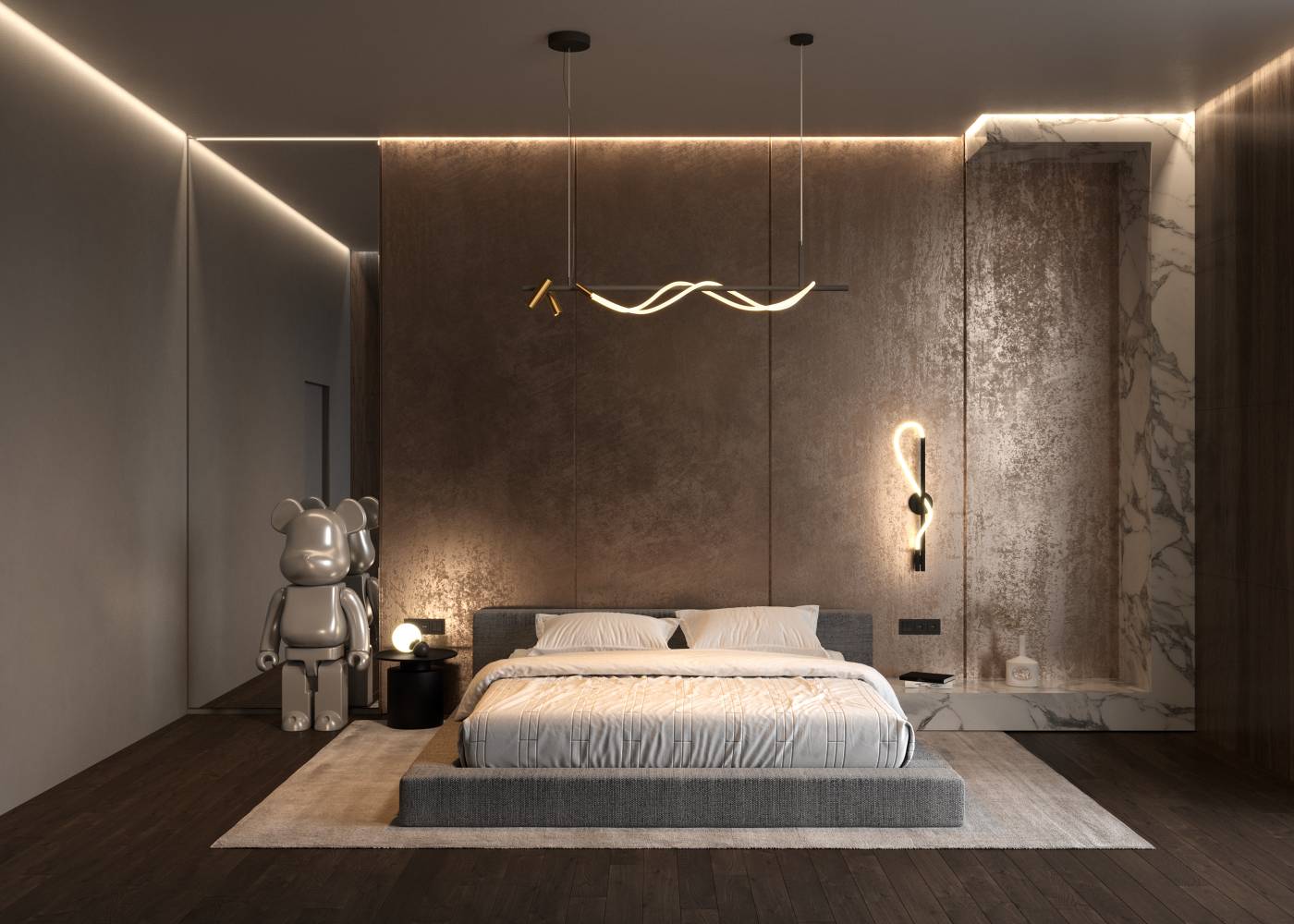 MOD166PL-L30GB3K Подвесная люстра Maytoni Tau MOD166PL-L30GB3K